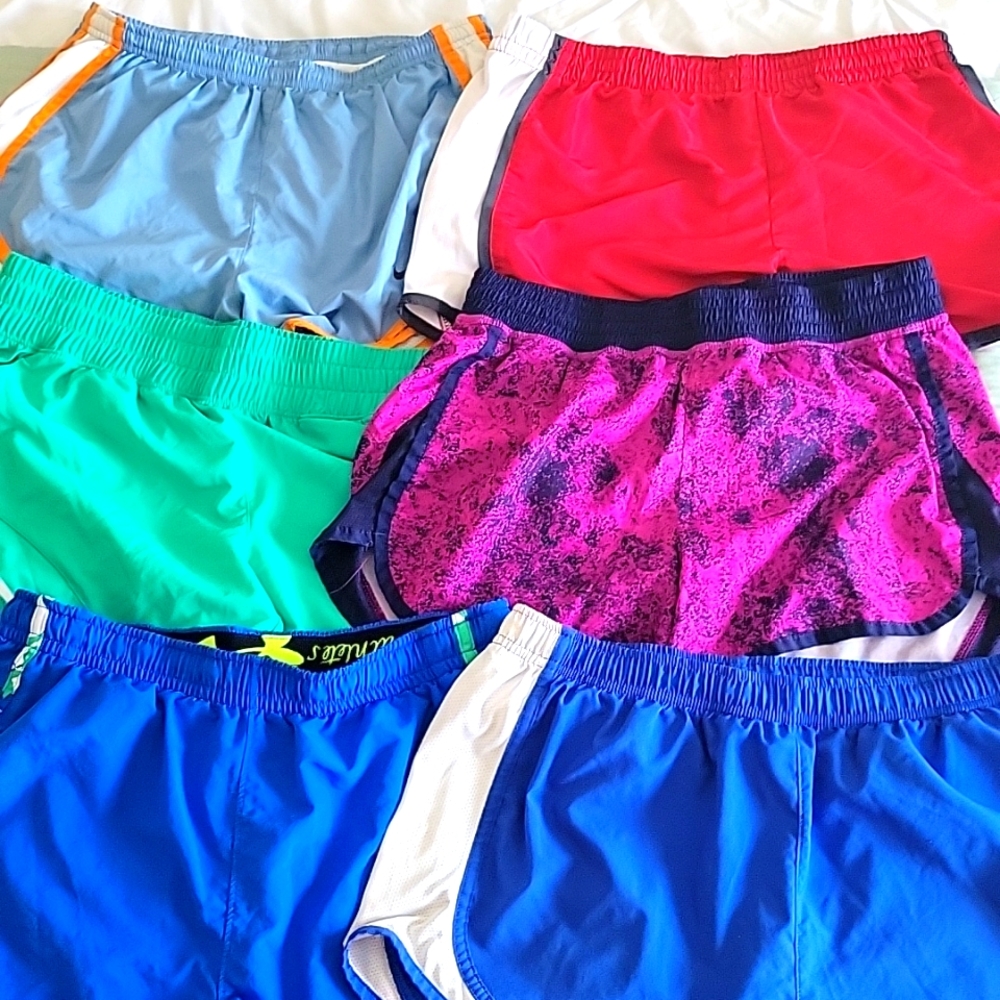 LOT OF 6 DRI-FIT SHORTS SIZE SMALL - Picture 1 of 8